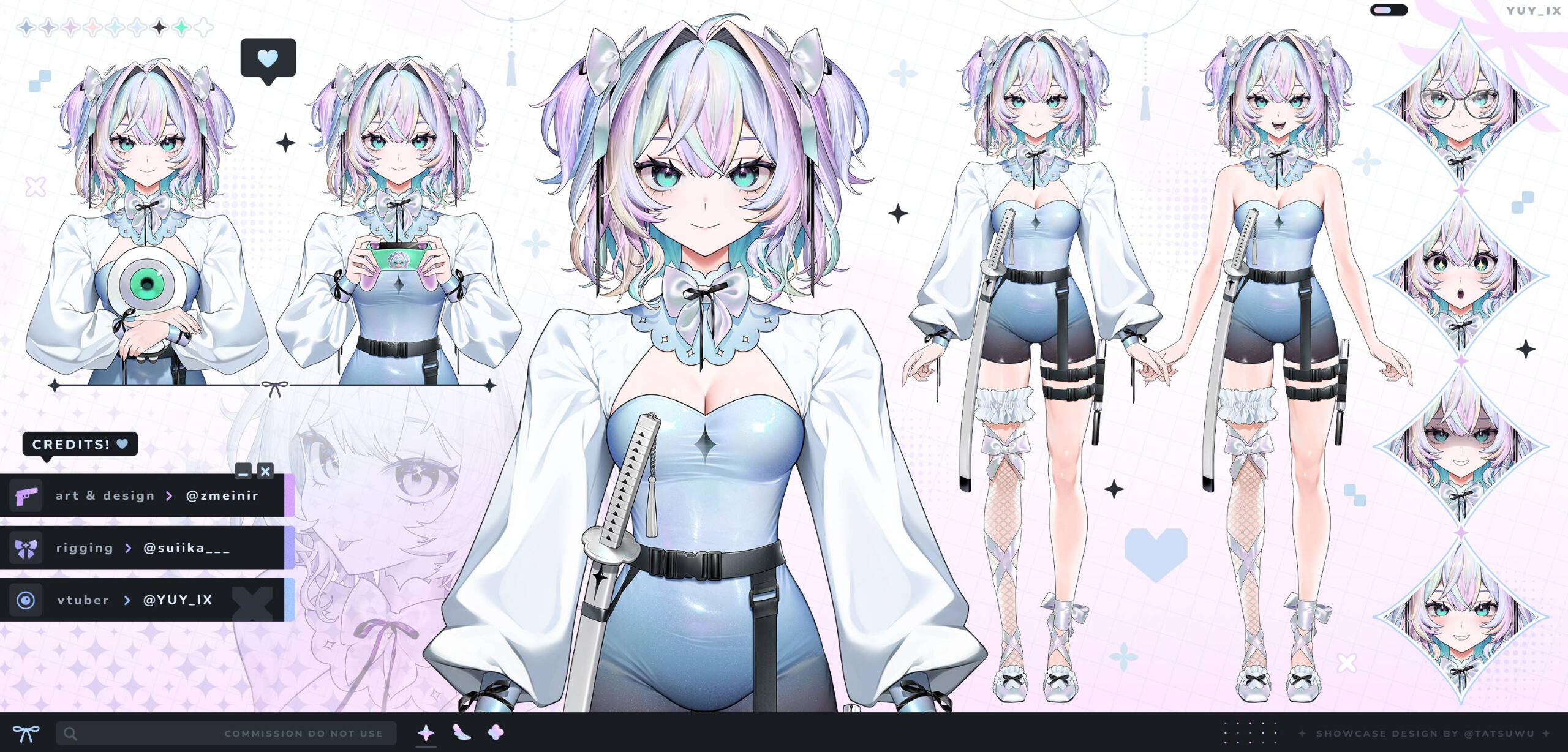 VTuber Model for @YUYIX rigged by @suiika__ VTuber Model for @YUYIX rigged by @suiika__