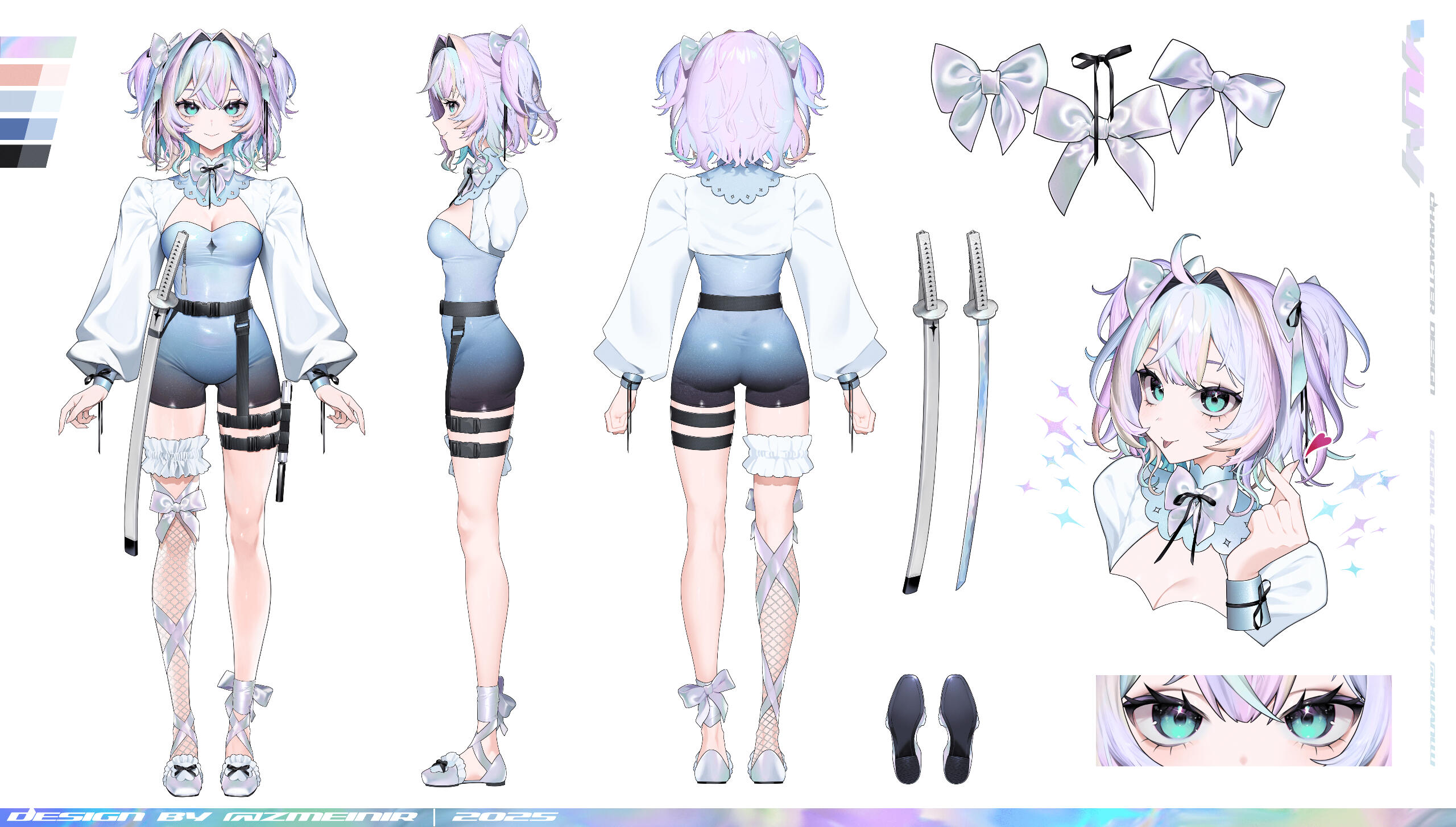 Character design Reference sheet for @YUY_IX Character design Reference sheet for @YUY_IX